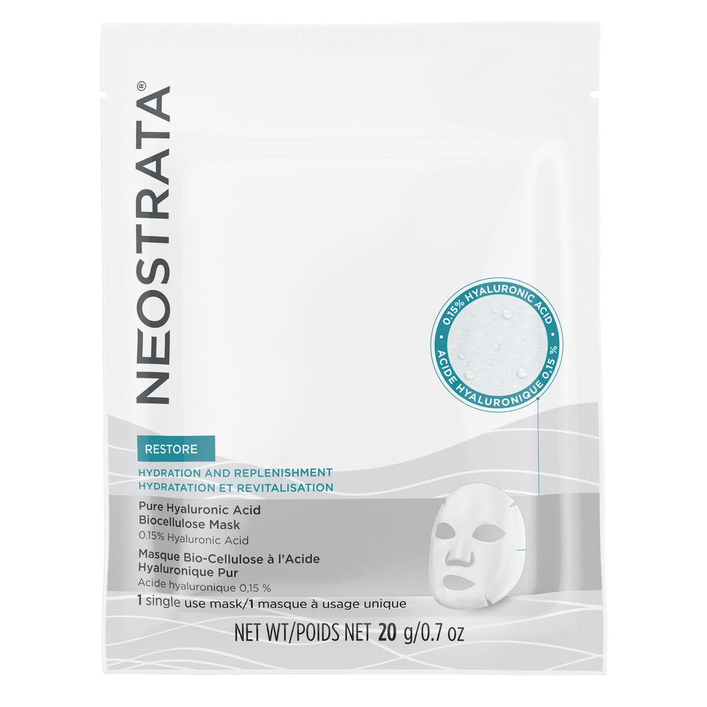 Pure Hyaluronic Acid Biocellulose Mask 4-Pack