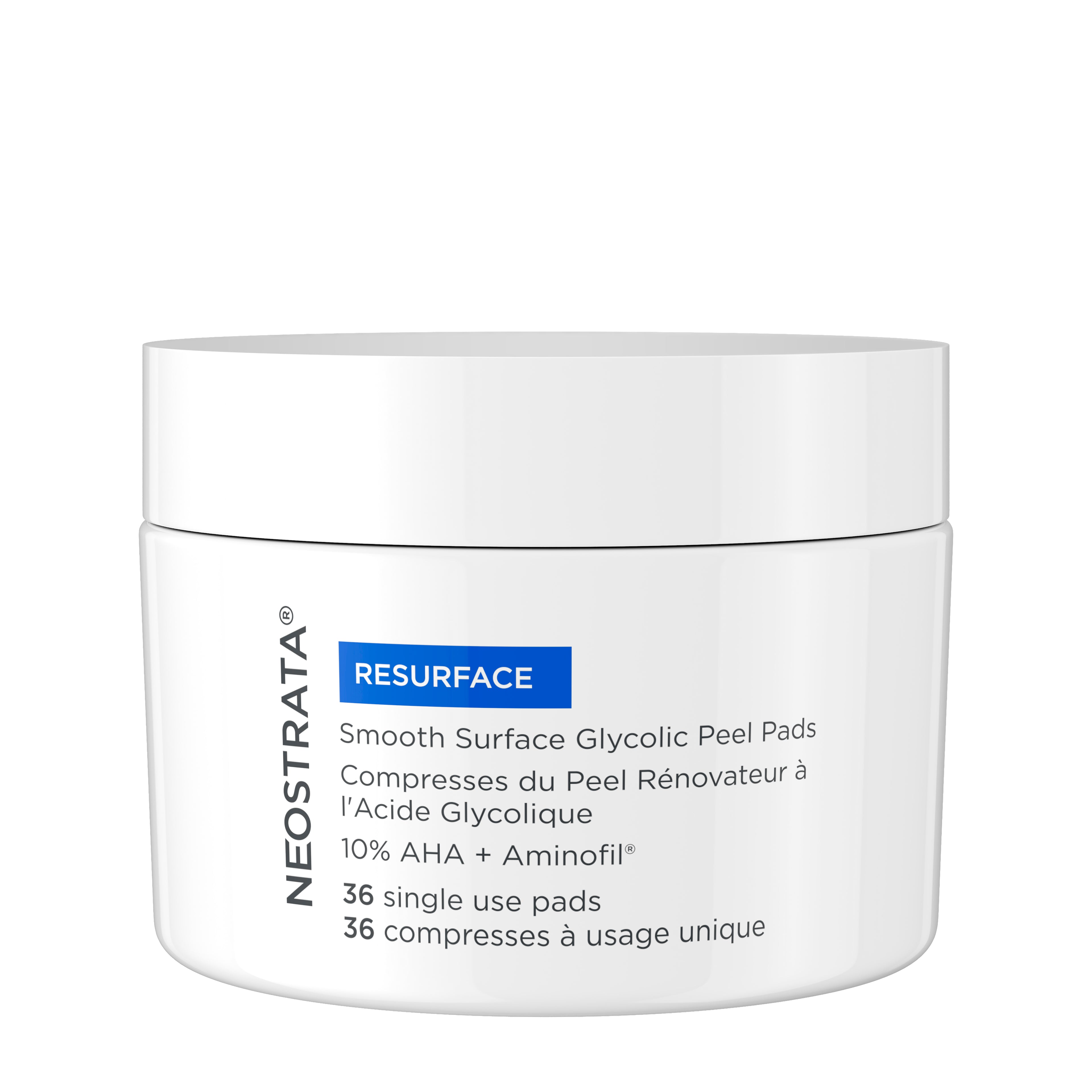 Smooth Surface Glycolic Peel Pads 36 pads